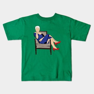 BIll Clinton In Blue Dress Kids T-Shirt